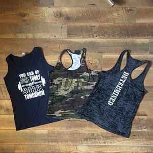 Work out tanks